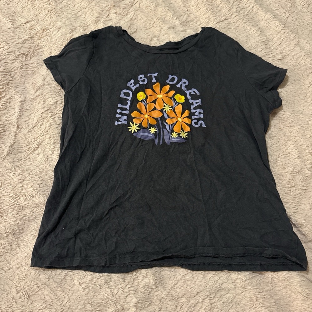 Old Navy Black Wildest Dreams Tee